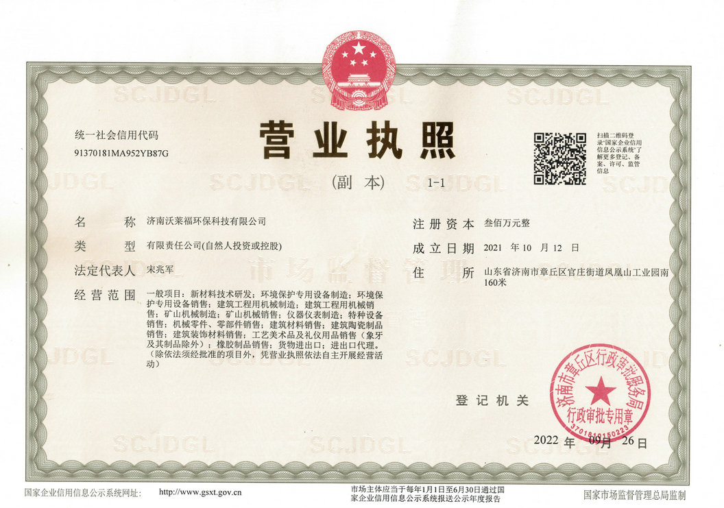 Company business license